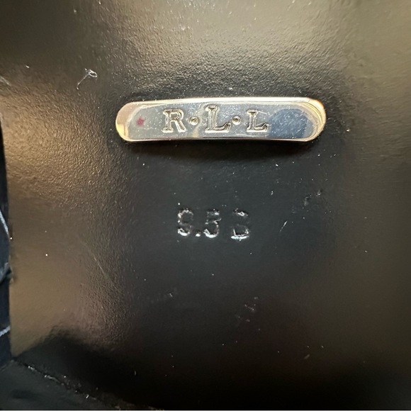 Ralph Lauren womensLaurenMaryna11Oxford shoesin black withwhitepinstripes - Picture 8 of 9